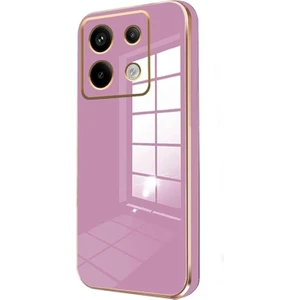 Xiaomi Poco M6 Pro 4g Kılıf Parlak Kenar Bark Silikon