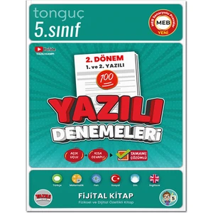 Akademi 5. Sınıf 2. Dönem 1 ve 2. Yazılı Denemeleri