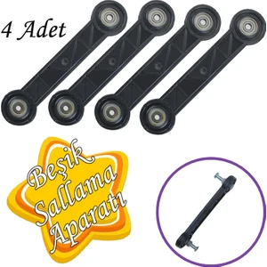 4 Adet Beşik Sallama Aparatı Siyah 14.5 cm