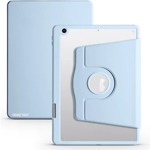 Apple iPad 8. Nesil 10.2 (2020) Yatay ve Dikey Dönebilen Standlı Kalem Şarjına Uygun Darbe Dayanıklı Thermix Kılıf ve Ekran Koruyucu A2270 A2428 A2429 A2430