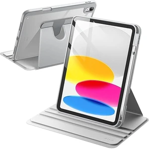 Apple iPad 10. Nesil 10.9 (2022) Yatay ve Dikey Dönebilen Standlı Kalem Şarjına Uygun Darbe Dayanıklı Thermix Kılıf A2696 A2757 A2777 A3162