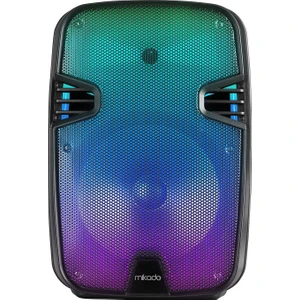 MD-BT609 Siyah Kablosuz Mikrofonlu Bluetooth Hoparlörü