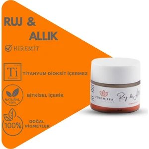 Bitkisel İçerikli Doğal Ruj Allık  5 gr