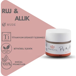 Bitkisel İçerikli Doğal Ruj Allık  5 gr