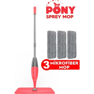 Sprey Mop 3 Mikrofiber Mop Set Somon Temizlik Seti