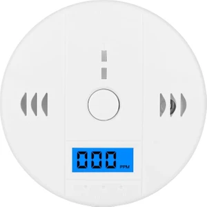 Carbon Monoxide Sensör Karbonmonoksit Dedektörü Kablosuz Pilli Yangın Alarmı Pil Hariç