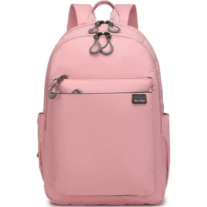 Smart Bags Extra Hafif Büyük Boy Uniseks Sırt Çantası BC 3229 - Pudra