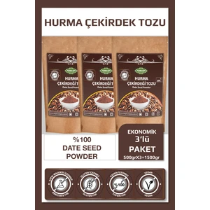 Hurma Aşkı Hurma Çekirdeği Tozu 500GRX3=1500GR