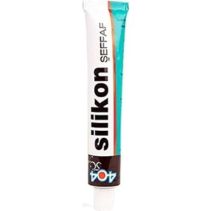 404 Su Sızdırmaz Lavabo Küvet Fayans Silikonu Şeffaf Tüp 55 G