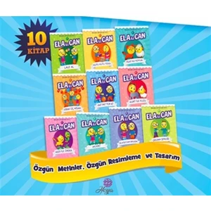 1. Sınıflar Için Ela ile Can Serisi 10'lu Kitap Set