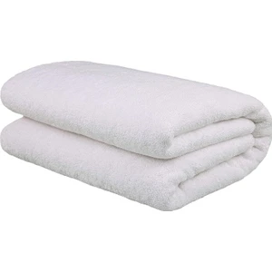 Kayabey Home Büyük Banyo Duş Havlusu Beyaz Renkli Plaj Havlusu 600GR  Pamuk 90X150CM