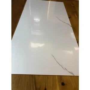 30X60CM Beyaz Mermer Desenli Kendinden Yapışkanlı Seramik Desen Banyo Wc Kaplama Pvc Duvar Paneli
