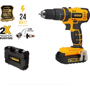 Darbeli Akülü Vidalama 10MM Matkap Seti