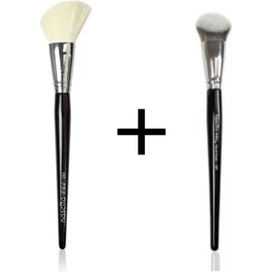 Pro Açılı Allık Fırçası Nasbrush253 + Pro Plus Açılı Fondöten Fırçası