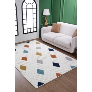 Venucci Home & Living Quincey Bukleli Yumuşak Peluş Post Shaggy Krem Çocuk Odası Oturma Odası Salon Mutfak Halısı