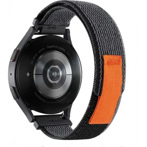 20 mm Universal Trail Loop Cırtlı Bant Kordon Gri Siyah