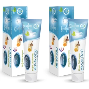 Misvak Özlü Doğal Diş Macunu 75 ml 2li
