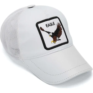 Tamer Tanca Erkek Kumaş Beyaz Kartal Şapka 524 1077 Spk Y22 Whıte Eagle