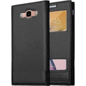 Smart Tech Samsung Galaxy J7 2016 J710 Pencereli Kapaklı Magnum Kılıf