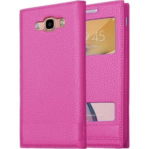 Smart Tech Samsung Galaxy J7 2016 J710 Pencereli Kapaklı Magnum Kılıf