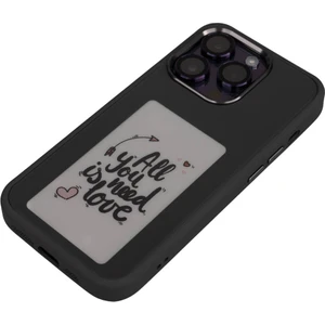 Case 4u Apple iPhone 14 Kılıf Ekranı Yansıtan Akıllı Nfc Kapak Siyah