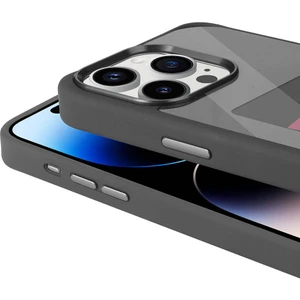 Case 4u Apple iPhone 14 Pro Kılıf Ekranı Yansıtan Akıllı Nfc Kapak Siyah