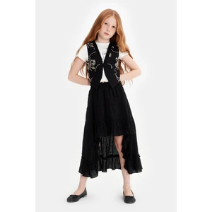 Bg Store Kız Çocuk Siyah Yelek 23SS0TJ4705