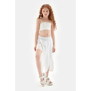 Bg Store Kız Çocuk Beyaz Pantolon 23SS2TJ4221