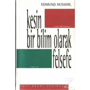 Kesin Bir Bilim Olarak Felsefe