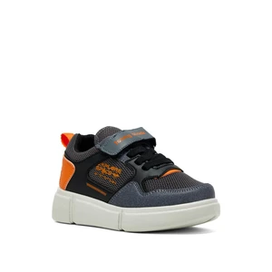 Tonny Black Çocuk Unisex Füme Portakal Rahat Kalıp Cırtlı Ayakkabı
