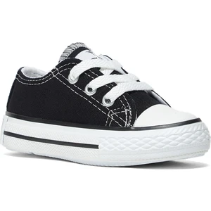 Tonny Black Çocuk Unisex Siyah Rahat Kalıp Bağcıklı Sneaker