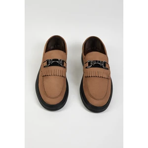 Tonny Black Erkek Kum Rahat Kalıp Deri Erkek Loafer