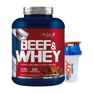 Bigjoy Sports  Big Whey Beef Whey Protein Tozu  Et Protein Hidrolize  Çikolata Aroma 2176 G