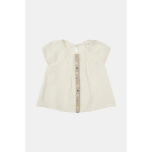 Bg Store Kız Bebek Beyaz Bluz 23SS0LT7410
