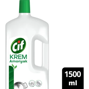 Krem Yüzey Temizleyici Amonyaklı Yağ ve Kireç Sökücü Leke Çıkarıcı 1500 ML
