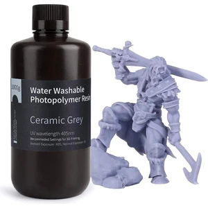 Suda Yıkanabilir Reçine Seramik Gri