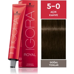 Igora Royal Saç Boyası 5-0 Açık Kahve 60ml