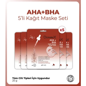 Aha + Bha Kağıt Maske Seti 5 Adet