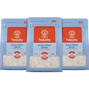 Gönen Baldo Pirinç 1kg X3 Adet