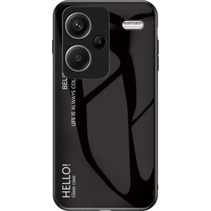 4U Sky Xiaomi Redmi Için Note 13 Pro+ 5g Gradyan Temsilli Cam Kılıf Damla Koruma Black (Yurt Dışından)
