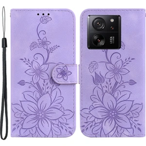 4U Sky Xiaomi Redmi K60 Ultra/xiaomi 13T/13T Pro Case Baskılı Deri Stand Telefon Kapak Morası (Yurt Dışından)
