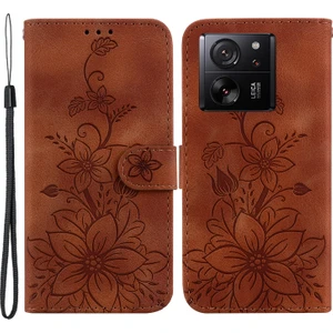 4U Sky Xiaomi Redmi K60 Ultra/xiaomi 13T/13T Pro Kılıfı Baskılı Deri Stand Telefon Kapak Kahverengi (Yurt Dışından)