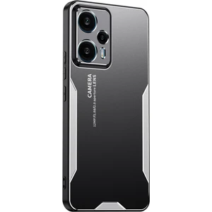 4U Sky Xiaomi Için Redmi Note 12 Turbo/poco F5 5g Metal+Tpu+Pc Kılıf Kamera Kamera Lens Koruma Silver (Yurt Dışından)