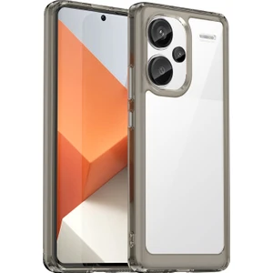 4U Sky Xiaomi Redmi Için Note 13 Pro + 5g Telefon Kılıfı Tpu + Akrilik Kapak Renkli Çerçeve Şömine Gri (Yurt Dışından)