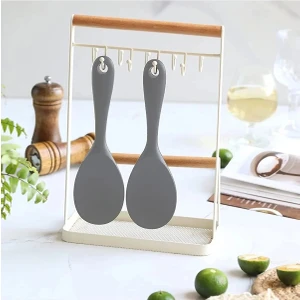 Cep Home Ivory Silikon Geniş Pilav Kaşığı (22.5cm)