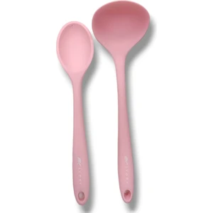 Cep Home 2'li Silikon Set  1 Adet Kepçe 1 Adet Silikon Kaşık(27.5cm)