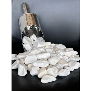 Nadir Peyzaj 3 KG Dolamit Taşı, Dekor Taşı, Akvaryum Taşı, Beyaz Çakıl Taşı, Süs Taşı 2-4 cm