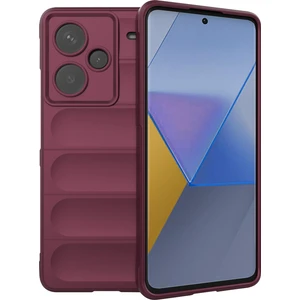 4U Sky Xiaomi Redmi Için Note 13 Pro+ 5g Case Anti-Çizelge Tpu Engebeli Telefon Kapak Kırmızısı (Yurt Dışından)