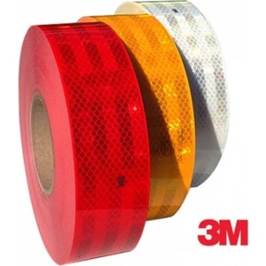 3m Reflektif Bant 3 metre Onaylı Kırmızı