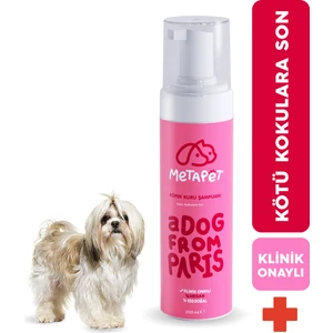 Koku Giderici Kuru Köpük Köpek Şampuanı, Doğal Ve Organik Köpek Parfümü, Yavrular Için Uygun 200 Ml